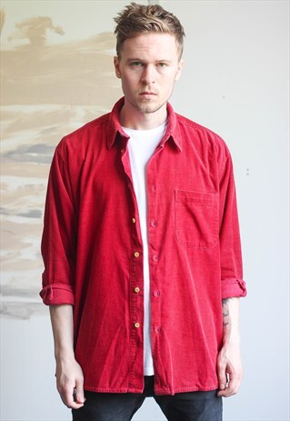 VINTAGE OVERSIZED CORDUROY SHIRT