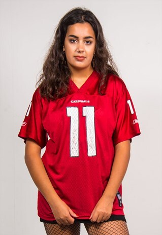 REEBOK 90'S RED ST LOUIS CARDINALS NFL JERSEY TOP