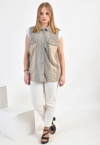 VINTAGE 90'S SUEDE LEATHER VEST