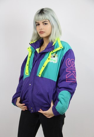 VINTAGE 90S SHELL BOMBER THICK JACKET