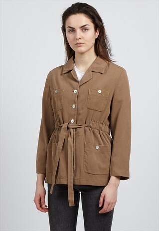 VINTAGE BROWN DEANE&WHITE TRENCH JACKET