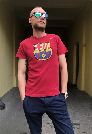 VINTAGE 90' COOL CLASSIC FCB UNISEX EMBRODIERY T-SHIRT