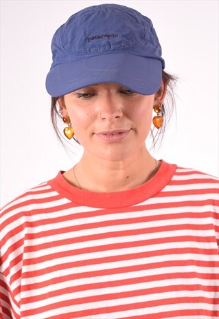 PATAGONIA WOMENS VINTAGE CAP ONE SIZE BLUE 90S