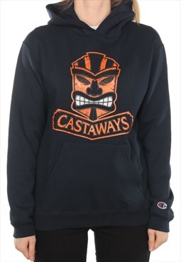 Navy Champion Castaways Hoodie - Youth Large