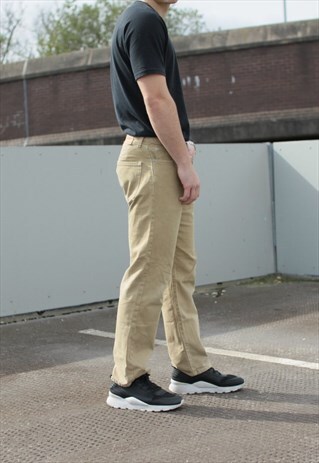 VINTAGE BEIGE LEVIS 501 JEANS