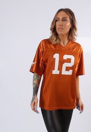 OVERSIZED T-SHIRT SPORT JERSEY TOP FOOTBALL 8 - 10 (Q4H)