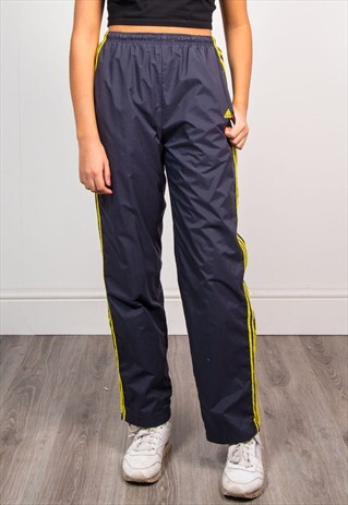 90'S VINTAGE GREY ADIDAS TRACKSUIT BOTTOMS