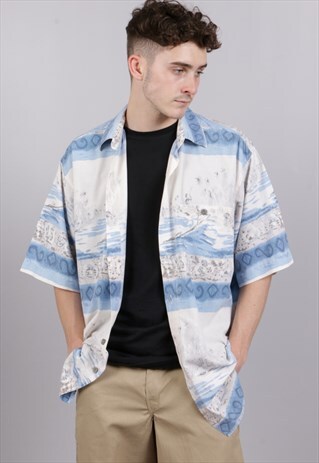 VINTAGE PATTERNED SHIRT Z552