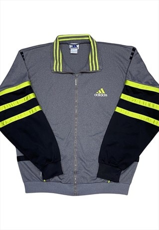 ADIDAS VINTAGE GREY TACKSUIT SWEATSHIRT M