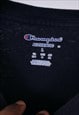VINTAGE CHAMPION ONCE A VIKING BLACK LONG SLEEVE TOP