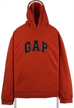 Vintage 90's Gap Hoodie Spellout Logo Fleece Pullover