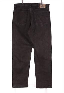 Vintage 90's Wrangler Jeans / Pants Denim Straight Leg Black