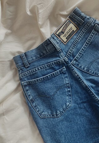 90S VINTAGE DARK DENIM JEANS