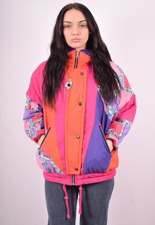 WOMENS VINTAGE JACKET LARGE MULTI 90'S