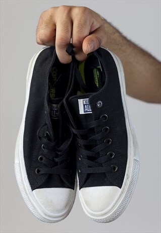 VINTAGE CONVERSE BLACK TRAINERS