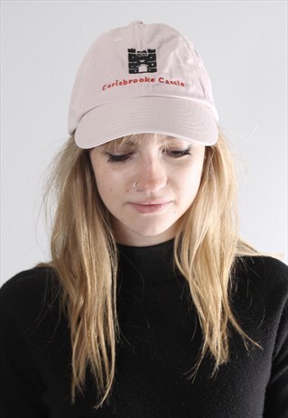 VINTAGE 90S CARISBROOKE CASTLE LOGO CAP HAT