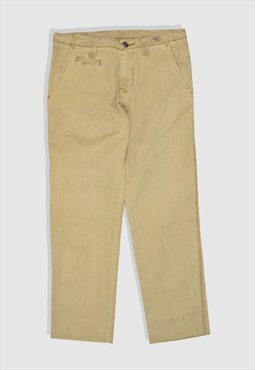 Vintage 90s Tommy Hilfiger Cargo Trousers In Beige