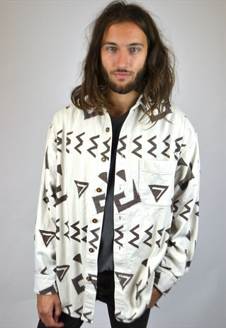 VINTAGE 90'S PATTERNED SHIRT