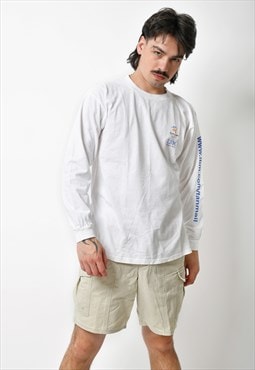Vintage Sydney Olympics 2000 long sleeve shirt white mens