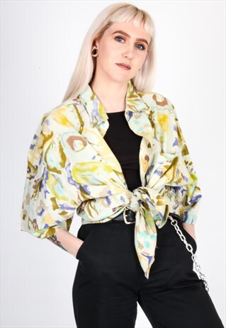 VINTAGE PATTERN SHIRT NS411