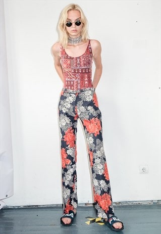 VINTAGE FESTIVAL FLOWER PANTS