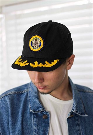 VINTAGE K PRODUCTS MILLITARY CAP HAT 90S X 2.5