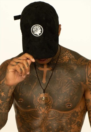 SUEDE SIGNATURE CAP