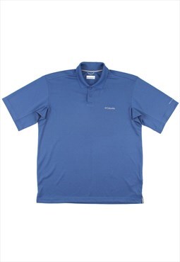 Columbia Sportswear Blue Outdoor Polo Shirt