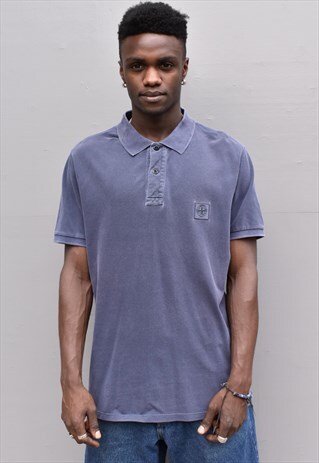 VINTAGE 90S STONE ISLAND POLO TOP