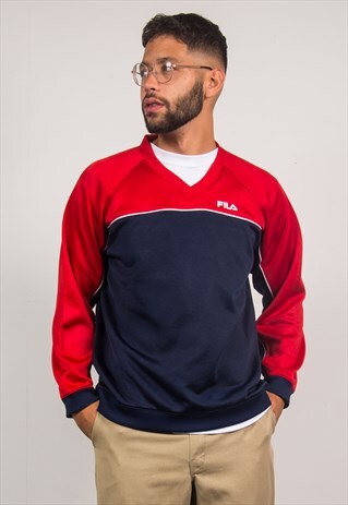FILA V-NECK SWEATSHIRT