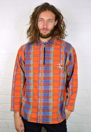 VINTAGE 90'S CALVIN KLEIN 1/4 ZIP SWEATSHIRT