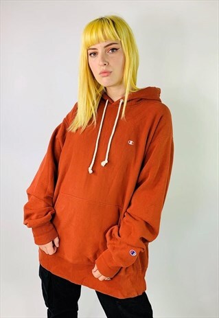 rust champion hoodie