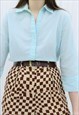 90S VINTAGE LIGHT BLUE SHIRT