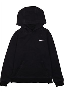 Vintage 90's Nike Hoodie Swoosh Pullover Black Large