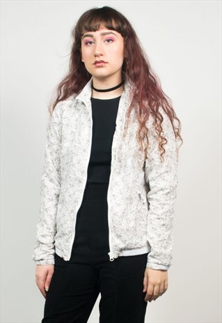 CARHARTT VINTAGE 90'S WHITE FLORAL JACKET