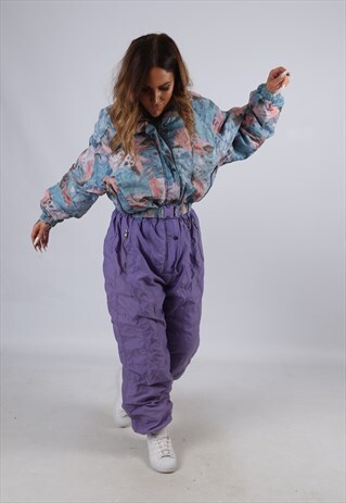 VINTAGE CHILL OUT FULL SKI SUIT SNOW SPORTS UK 16 XL (JDD)