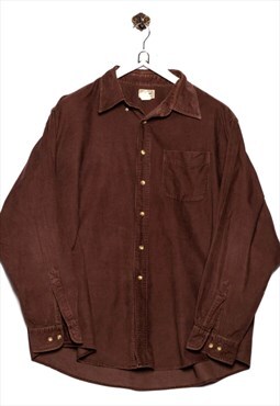Vintage L.L. Bean Cord shirt Brown