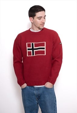 Vintage Napapijri Knit Sweatshirt 