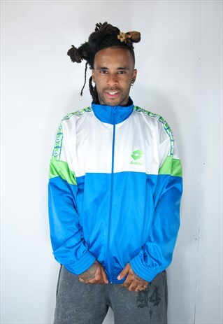 LOTTO BLUE VINTAGE JACKET