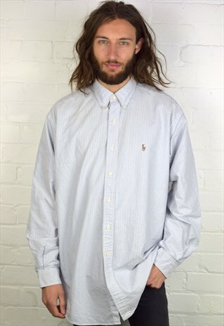 VINTAGE 90'S RALPH LAUREN STRIPED SHIRT