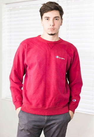 VINTAGE CHAMPION SWEATSHIRT LOGO 90S L 19.1