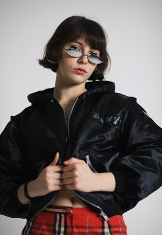 VINTAGE DKNY BOMBER CROP JACKET