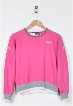 Vintage Kappa Sweater Pink Ladies XS SW12248