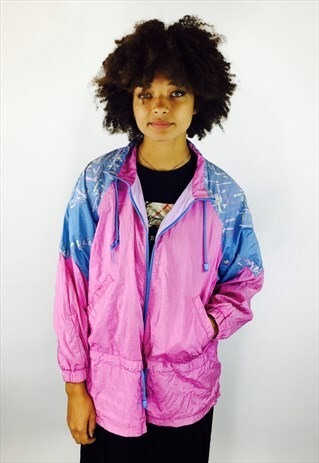 VINTAGE FESTIVAL 80S RAVE WINDBREAKER JACKET