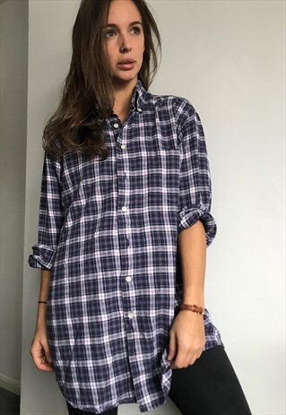VINTAGE FLANNEL OVERSIZED RETRO UNISEX SHIRT