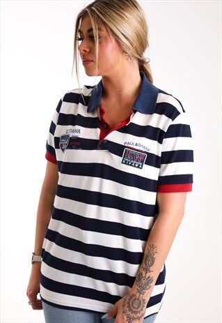 VINTAGE PAUL & SHARK POLO T-SHIRT N478