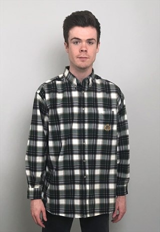 VINTAGE 90S CHECK FLANNEL SHIRT