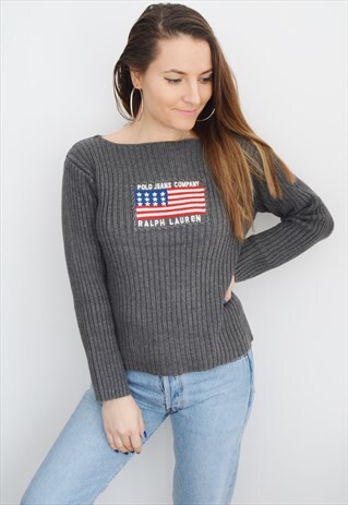 90'S RALPH LAUREN VINTAGE SWEATSHIRT/JUMPER
