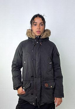 Dark Grey y2ks Carhartt W'Dawson Parka Puffer Jacket Coat