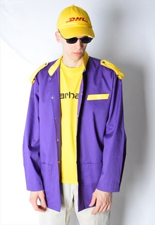 VINTAGE 70S PURPLE LIGHTWEIGHT WORKWEAR JACKET